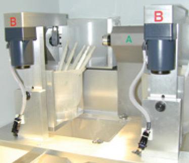 high throughput or large moulds.