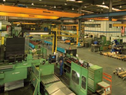 Our branch works Amalienhütte, not far from the main works, comprises the machine shop and fabricating department.