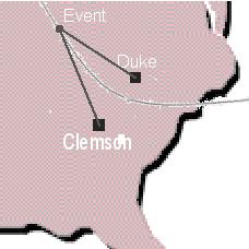 Figure 3: Sample event that was matched in the data file from the Duke sensor and the data file from the Clemson sensor.