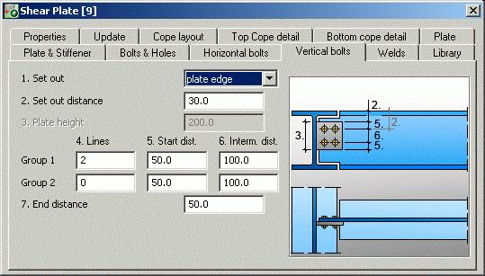 The value can be set in the Plate tab of the properties dialog box.