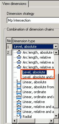 DSM 6: Improved level dimension line Now you can create a dimension line to dimension points relative to