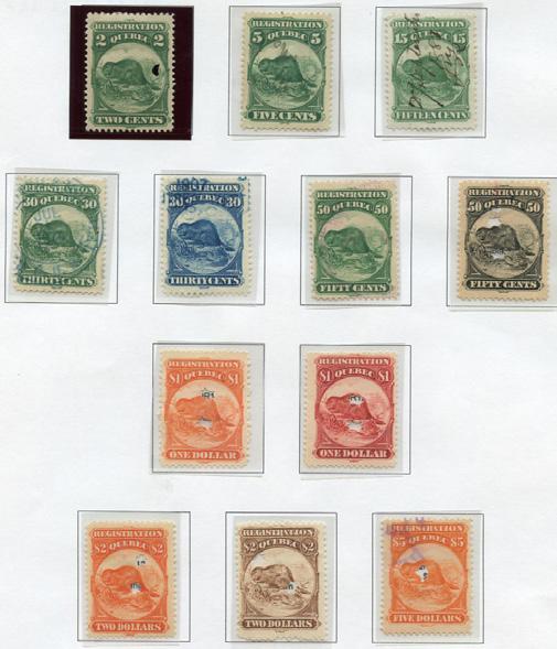 Pilot signed covers are quite scarce - $139 (±US$111) 1870 Quebec Registration Complete QR4-15 2c to $5