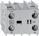 Accessories - Field Installable Miniature & Starters Auxiliary Contact Blocks (2 & 4 Pole) Auxiliary Contact Blocks NO NC Contact Arrangement Catalog No.