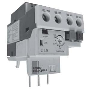 Series CT8 Thermal Overload Relays Simple and effective motor protection for applications to 7 1 /2HP@ 460V (10HP@575V) Sprecher + Schuh has been a leader in providing superior motor protection.