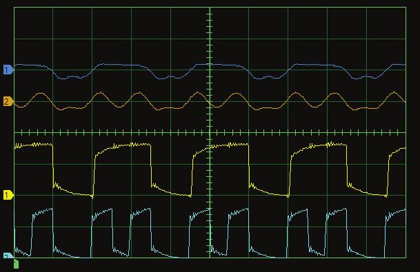 I OUTPUT Q OUTPUT TP2 TP3 Figure 3-66. Costas loop and Level Converter output signals. Figure 3-66 shows an example. Describe the operation of the Level Converters. 18.