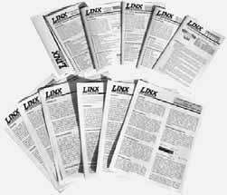 APPLICATIONS LITERATURE 9 Linx application notes are designed to provide guidance on the effective application of its products across a broad range of applications.