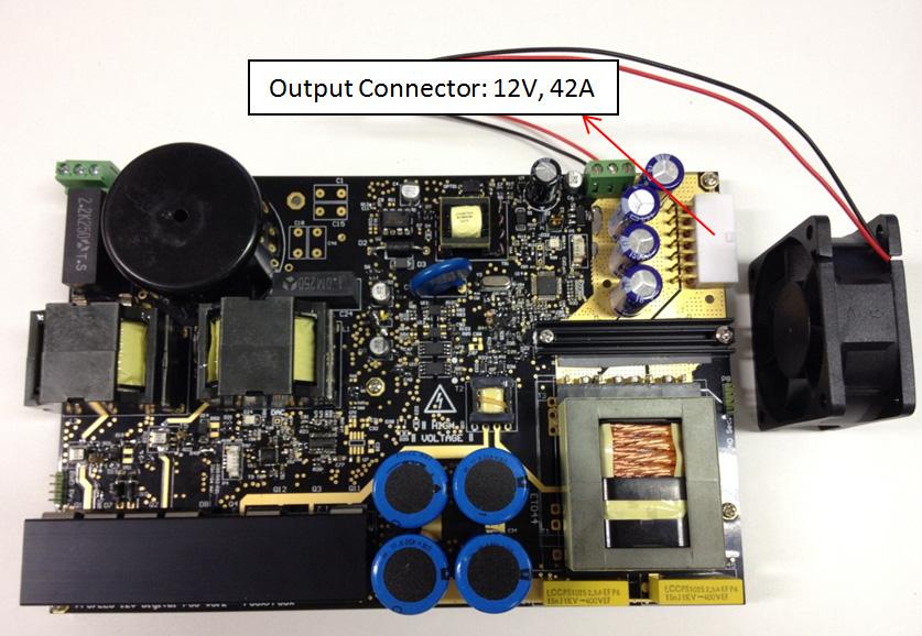 Testing the board UM1746 PFC microcontroller U13 to the LLC converter microcontroller