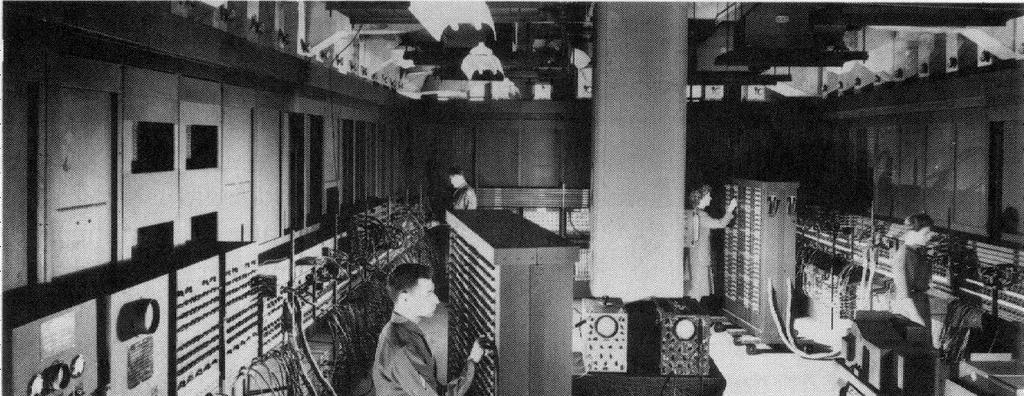 ENIAC - The first electronic computer (1946) cost: ~$500,000 17,468 vacuum tubes, 7,200