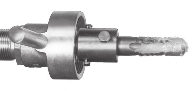 Installation and Operating Instructions Attach Tool To Boring Bar 1. Slide drift pin in boring bar socket so that head end is exposed. 2.