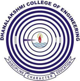 Dhanalakshmi College of Engineering Manimangalam, Tambaram, Chennai 601 301 DEPARTMENT OF ELECTRICAL AND
