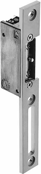 8.3. Electric strikes series 8355-.-. Electric strikes with extended faceplate for latch bolt and dead bolt. Finish: keep in aluminium natural anodised. K11.