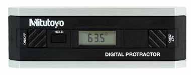 Digital Protractor SERIES 5 These digital protractors present inclination values on an easy-to-read LCD.