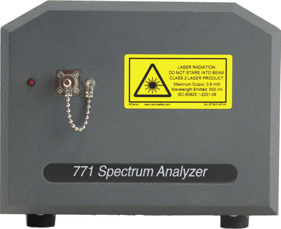 Since fiber is not readily available for infrared wavelengths, the laser under test enters the IR and MIR versions of the model 771 through a 2-3 mm input aperture.
