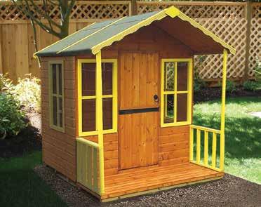 with safety acrylic Stable door All children s playhouses come with piano style door hinges, angled to leave a gap when