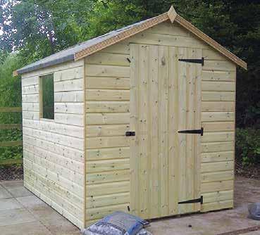 the Bewdley Traditional apex, pent & corner roof styles sheds 8 deep x 6 wide pressure treated deal