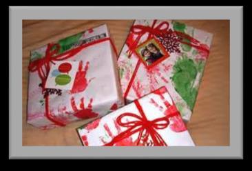 Winter Arts and Crafts Make Your Own Wrapping Paper Brown or white construction paper, newspaper, or butcher paper.