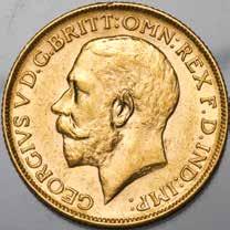 1921S GEORGE V 1920M GEORGE V SOVEREIGN gef One of the key King George V Melbourne Mint