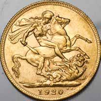 Sovereign. The mintage of the 1920M Sovereign was extremely low, at just 530,000.