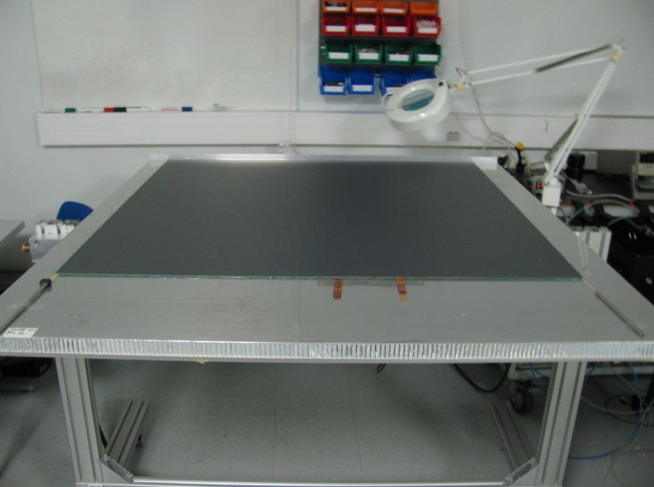 Assembling procedure Mylar layer (50μ) PCB (1.2mm)+ASICs(1.