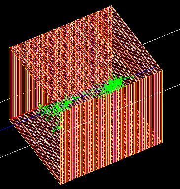 Simulation of DHCAL Absorber: 2cm stainless steel Drift gap: 3mm Number of layers: 40, 50 Ecell = 1, 5 and 10 MIPs if the