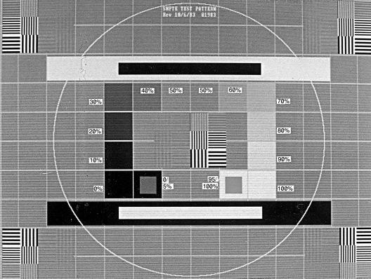 Nuclear Associates Diagnostic Radiology and Radiation Therapy Catalog MEDICAL IMAGING TEST PATTERN GENERATOR Test pattern produced is used for quality control and acceptance testing of video displays