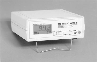 RAD-CHECK MICRO-R X-RAY EXPOSURE METER Nuclear Associates RAD-CHECK MICRO-R technology gives you the ability to measure dose and rate in fluoroscopy with the accuracy and reliability of equipment
