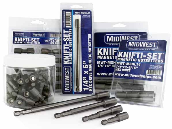 KNIFTI FASTENERS & NUTSETTERS Introducing KNIFTI-GRIP SELF-PIERCING SCREWS High Quality, Fast Grabbing, Non-Slip Slotted Heads.