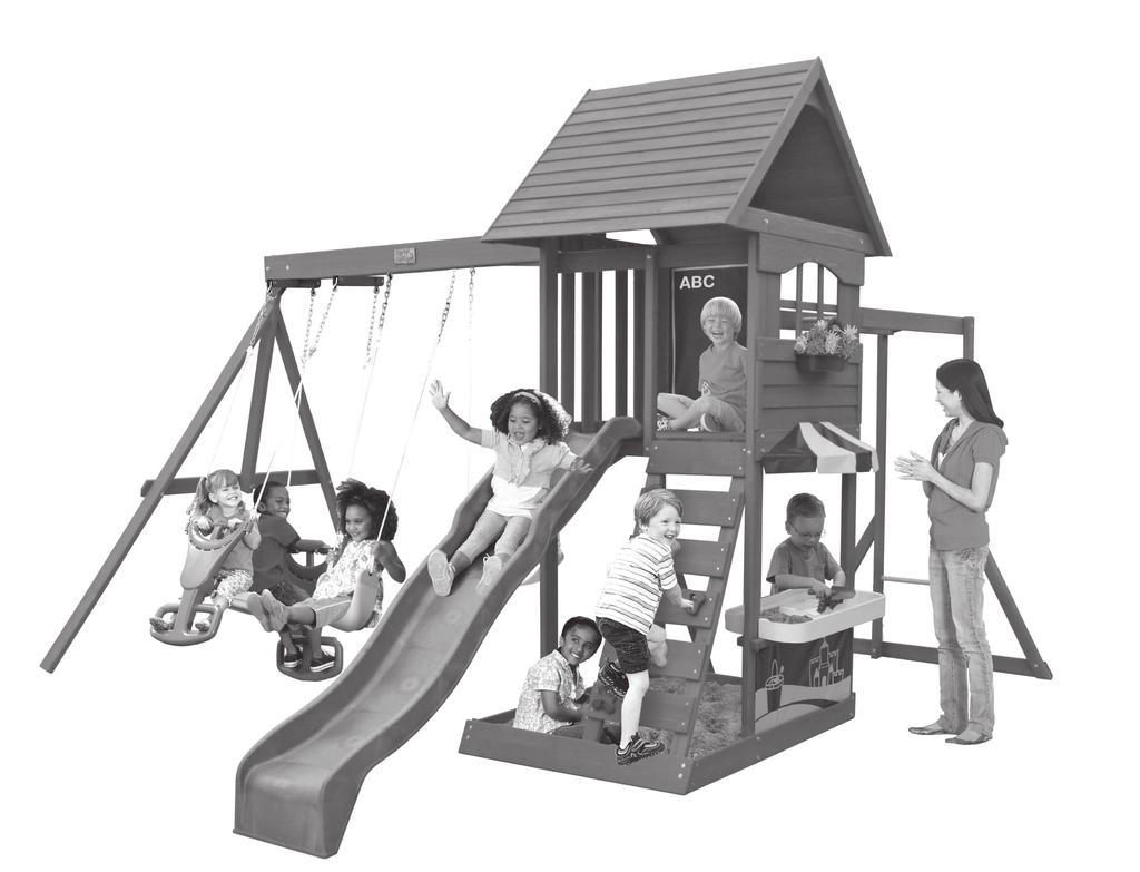 SANDY COVE PLAY SYSTEM F23242 INSTALLATION AND OPERATING INSTRUCTIONS 26'6 25' 13 12'8" WARNING To reduce the risk of serious injury or death, you must read and follow these instructions.