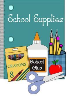 KINDERGARTEN SUPPLY LIST 2014-2015 CLASSROOM: (NO NEED TO LABEL THESE ITEMS) 2 large boxes facial tissues (if possible, 150 count or more, hypo-allergenic) 1 large roll paper towels 2 rolls