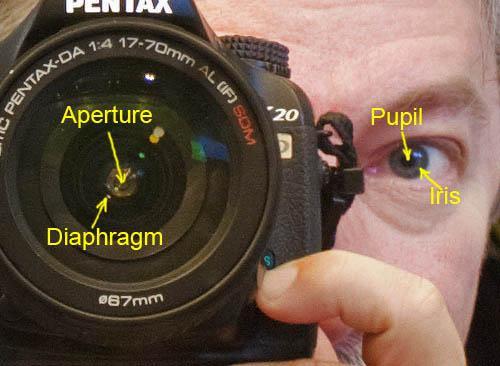 Aperture is the eye of the camera -Movie