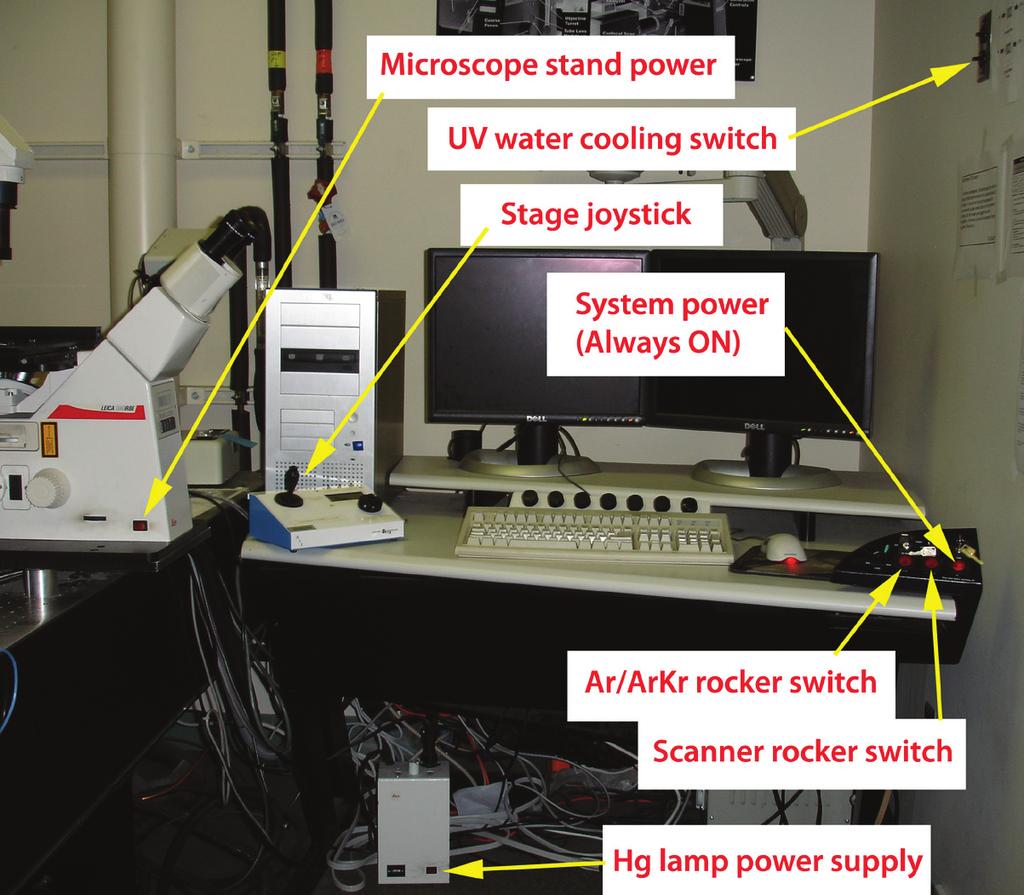 Microscopy Suite The Multi-Photon Confocal Microscope Instructions for Leica SP2 Microscope #1 Use of the Multiphoton Laser Scanning Confocal Microscope.