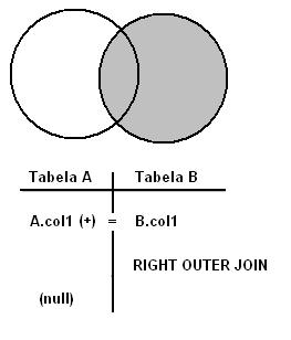 Figura II.3.4. Right Outer Join ATENŢIE este importantă ordinea tabelelor în clauza FROM nu ordinea în care sunt scrise cele două părţi ale egalităţii din clauza WHERE respectiv ON.