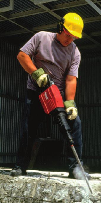 BREAKERS 13 Hire Depots - Serving South, West & North of England HILTI TE905 8 108 13.0 104 LIGHT DUTY BREAKER The light weight professional with 10 joules of impact force for chiseling.