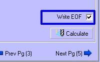 32. Write EOF: set this parameter for write in the Nc