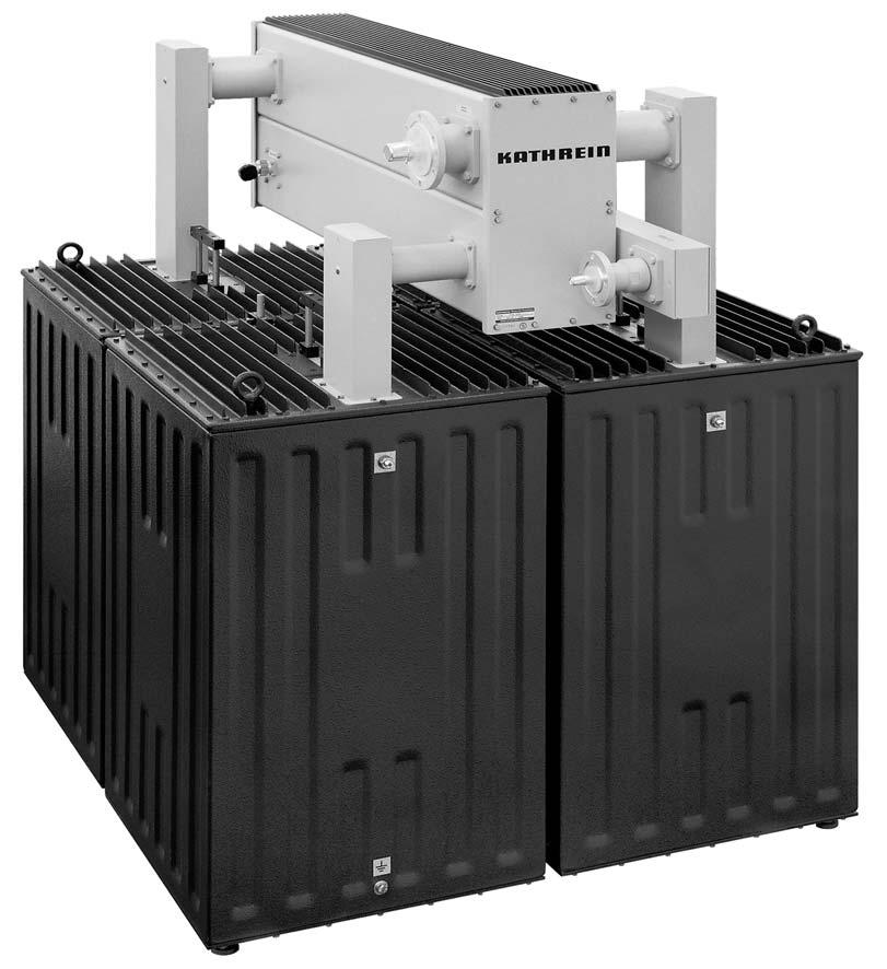Directional Filter Combiner 87.5... 108 MHz, 20 kw General The directional filter combiners enable several transmitters to be connected to one common output.