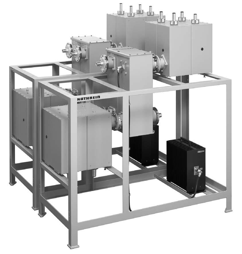 Directional Filter Combiner 174... 230 MHz, n x 10 kw General Directional filter combiners enable several transmitters to be connected to one common output.