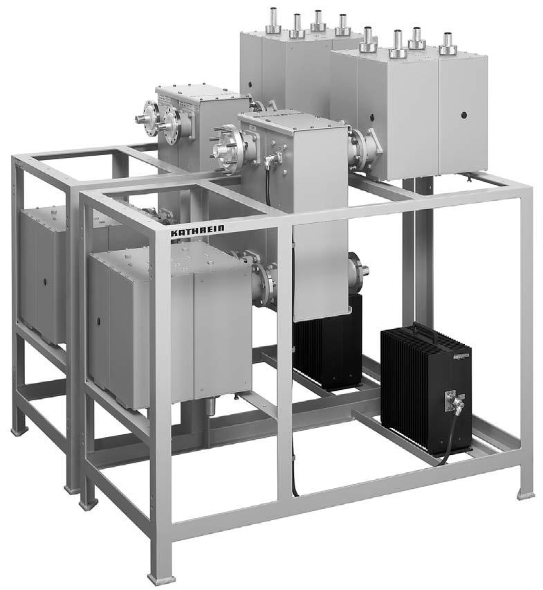 Directional Filter Combiner 174... 230 MHz, n x 20 kw General Directional filter combiners enable several transmitters to be connected to one common output.