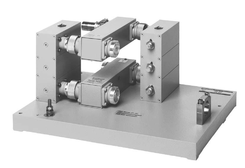 Directional Filter Combiner 470... 860 MHz, 200 W General Directional filter combiners enable several transmitters to be connected to one common output.