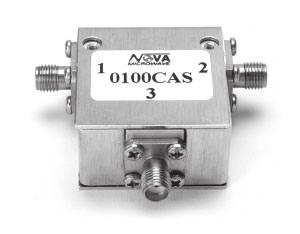 SMA COAXIAL CIRCULATORS Nova Microwave offers a line of SMA Coaxial Circulators in various packages sizes and frequency bands, specifically designed for communications applications, military