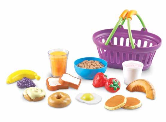 FOOD & SHOP PLAY Pretend & Play Food & Shop Play New Sprouts Lunch Basket What s for lunch? Delicious, healthy lunch items feature a contemporary design and are made of durable, rubberised plastic!