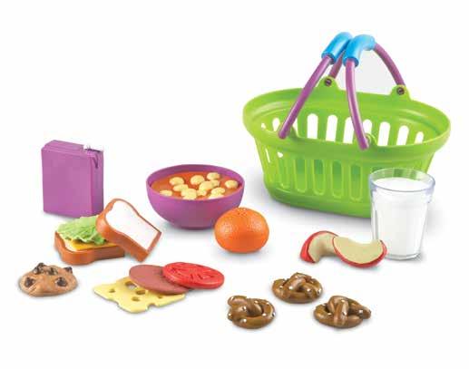 slices. Ages 2+ 18 pieces stored in a colourful oval basket Basket measures 22cm (L) x 18m (W) x 10cm (H) LER-9731 $42.90 New Sprouts Breakfast Basket Start the day with healthy breakfast play!