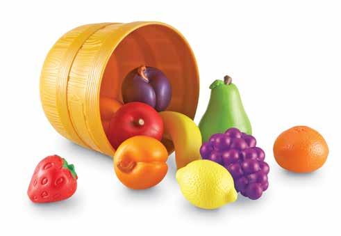 sandwich. Ages 2+ 18 pieces stored in colourful oval basket Basket measures 22cm (L) x 18m (W) x 10cm (H) LER-9732 $42.90 456 New Sprouts Bushel of Fruit Fill your basket at the fruit stand!