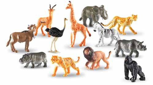 PLAY ANIMALS Pretend & Play Jumbo Reptiles & Amphibians Kids take their imagination and vocabulary skills into the wild with durable, easy-to-clean plastic figures of a