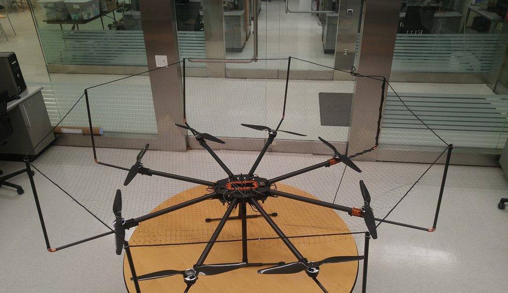 Projects 2016-17 Rocket-Catching Drone Internal Club Project Developed a 7-foot diameter octocopter capable of autonomously tracking and recovering rockets during their