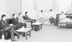 Under ASEAN Regional Agreement, there would be free trade in NAY PYI TAW, 12 Sept Deputy Speaker of Amyotha Hluttaw U Mya Nyein received a delegation led by Member of Indian Parliament Mr Mukut Mithi
