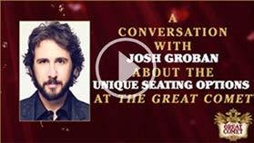 THEATER ARTS YOUR TASK: The production team from THE GREAT COMET took Writer & Composer Dave Malloy s experiences in an intimate Russian tavern and utilized them as inspiration for creating the
