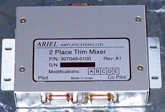 Operator's Manual of the Place Aircraft Trim Mixer Rev.