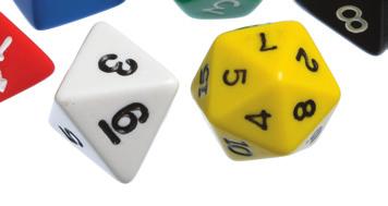 00 Ten-Sided Double Dice 211362V 60 dice