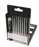 26999 Set includes the following blades: Hex Metric:.71,.89, 1.27, 1.5, 2.0, 2.5, 3.0, 4.0mm lbs..36 26995 Precision Interchangeable Blade Set, 5 Pcs.