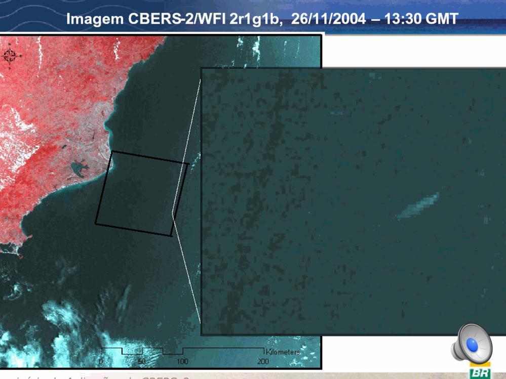 This is another CBERS WFI image over the ocean.
